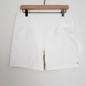 Sweaty Betty Power 9" Biker Shorts White
